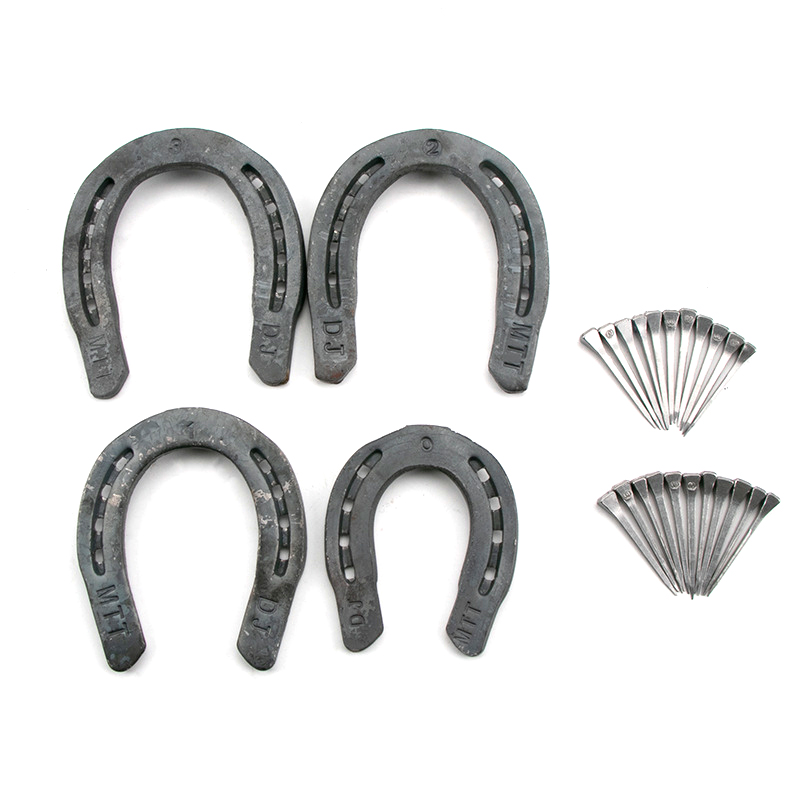 Metallhufeisen aus Stahl, Eisen und Aluminiumlegierung im Gro&szlig;handel, Modell SCMT02, Gr&ouml;&szlig;en 0 bis 4, Mindestmenge 80 St&uuml;ck