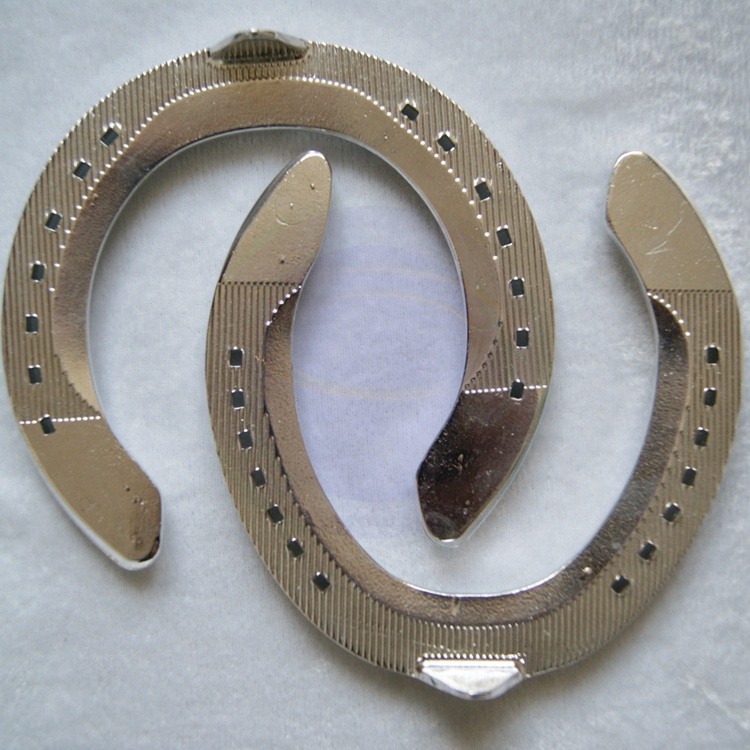 wholesale aluminum alloy racing horseshoes for horses available in multiple sizes high quality factory direct supply