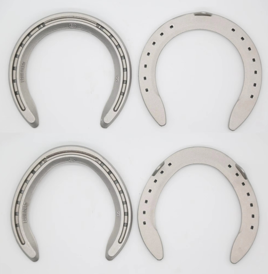 High Quality Aluminum Horseshoes Factory Made Precision Forging Sizes 3 to 8 Affordable Price Durable Performance