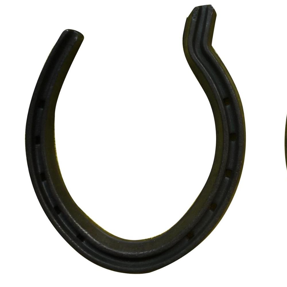 Ferri di cavallo in acciaio personalizzati di alta qualit&agrave; per corse, finitura nera durevole e attrezzatura equestre
