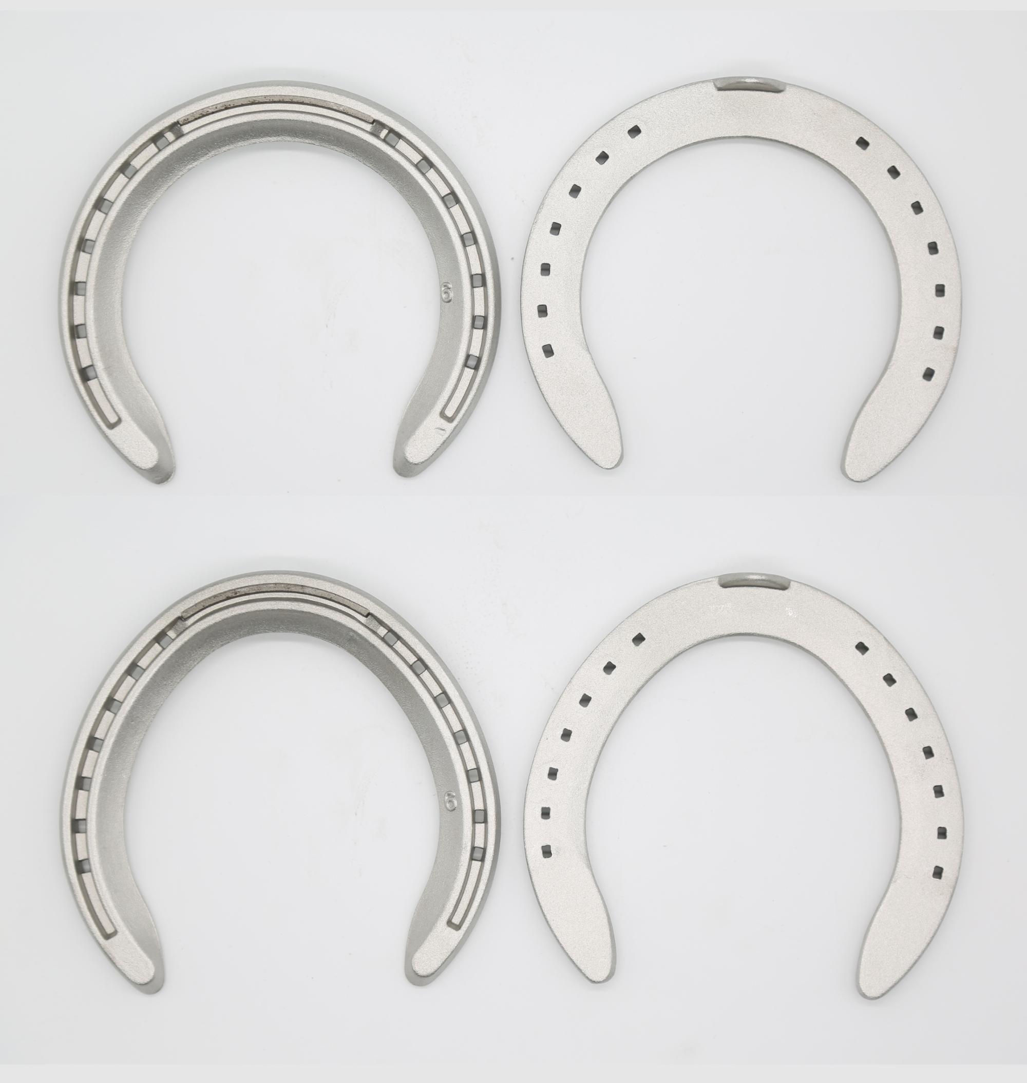 Custom Stainless Steel Horseshoes with Logo for Horse Racing and Equestrian Needs