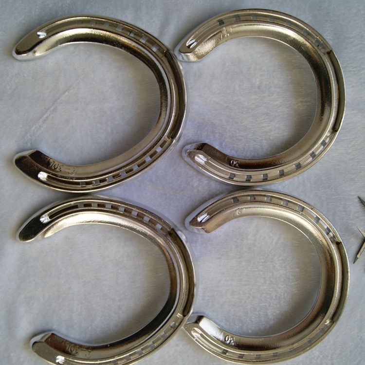 wholesale aluminum alloy racing horseshoes for horses available in multiple sizes high quality factory direct supply