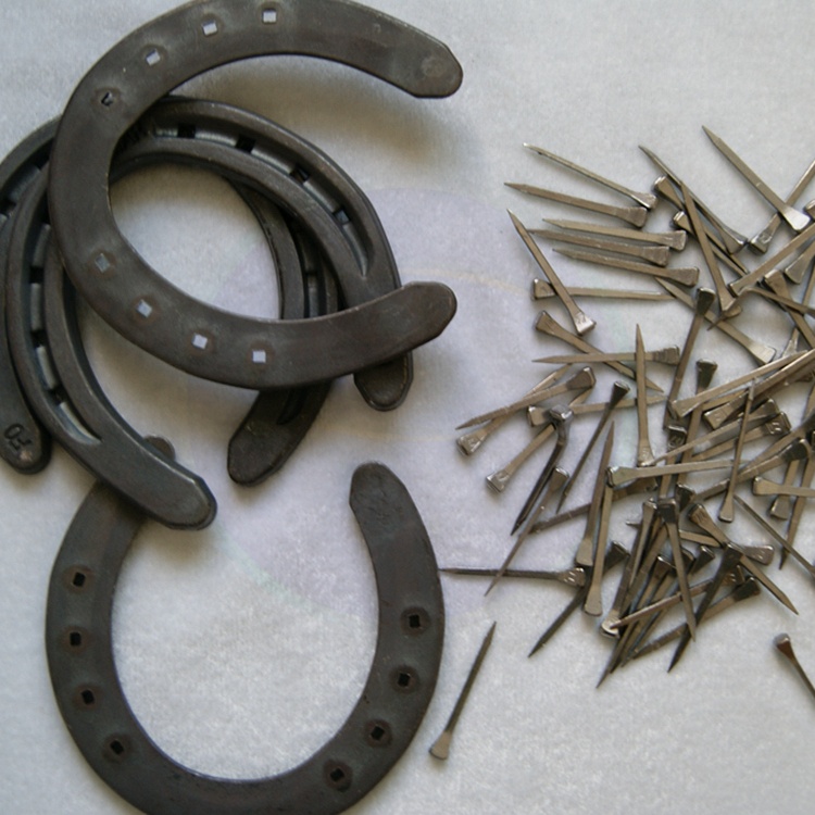Forniture per ferratura: ferri di cavallo in acciaio fabbricati in Cina, in pi&ugrave; misure con opzioni OEM per professionisti