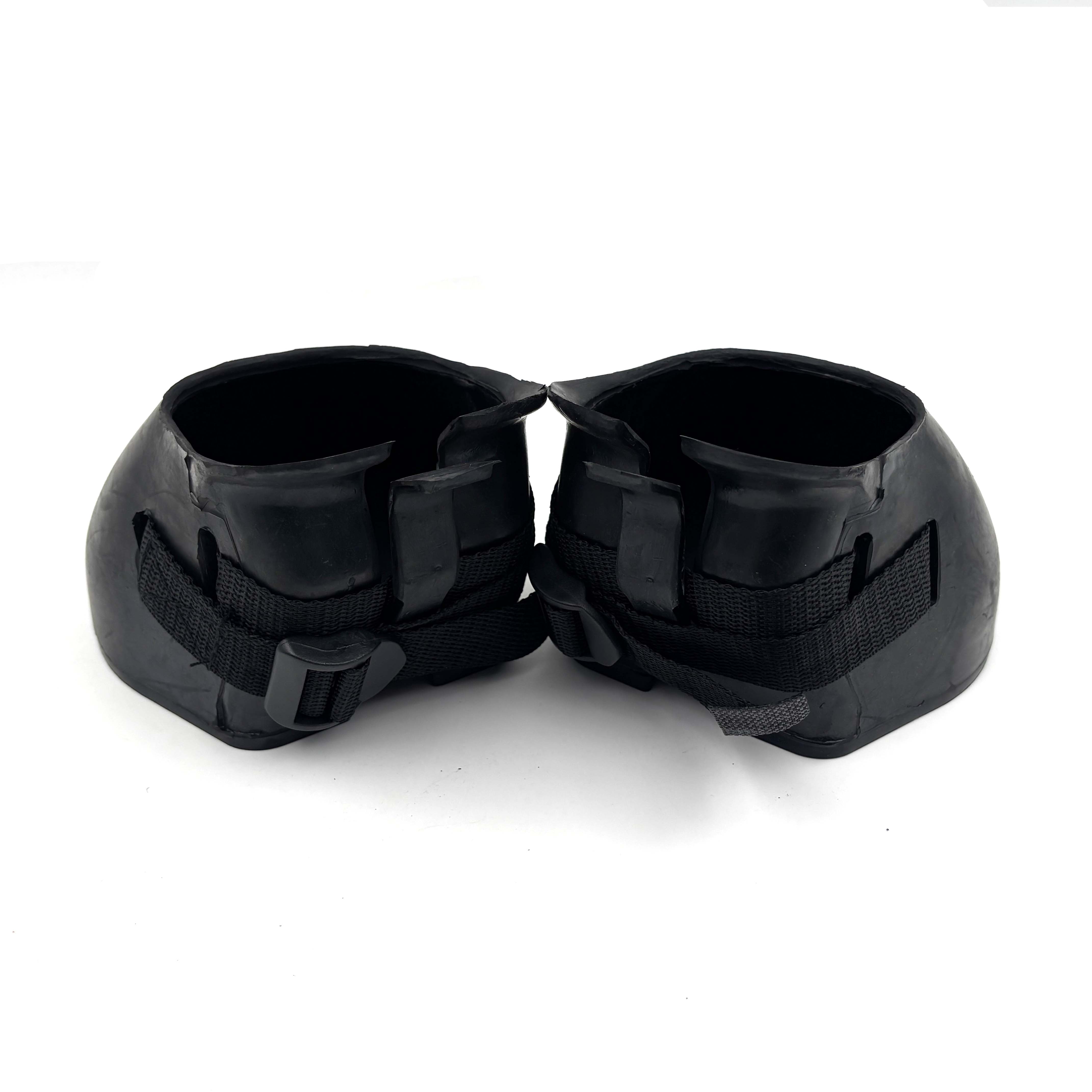 Schwarze Hufglocken f&uuml;r Hufschutz und Reitsport