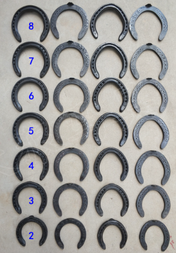 Custom Forged Steel Horse Hooves Antique Imitation Training Horseshoe for Horse Racing and Decoration