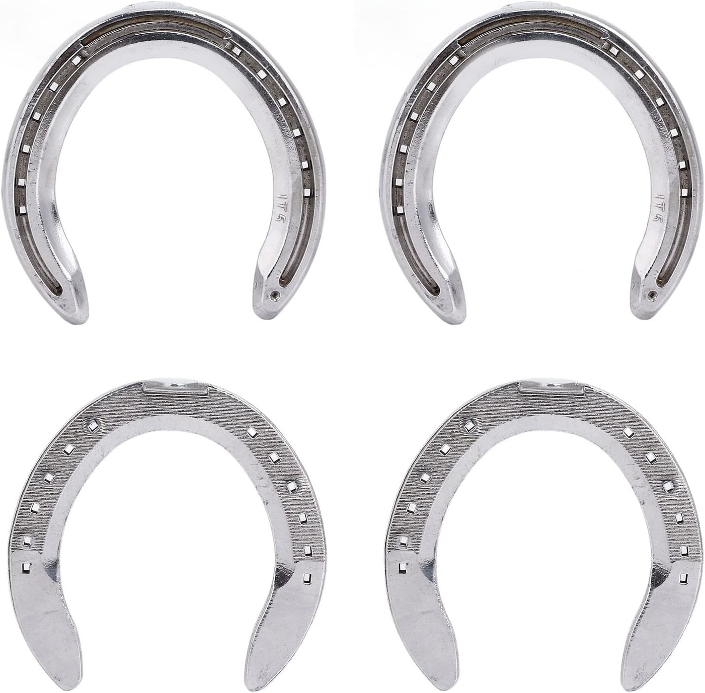 Kit de fers &agrave; cheval en alliage d&rsquo;aluminium en gros, l&eacute;ger et durable pour l&rsquo;&eacute;quitation