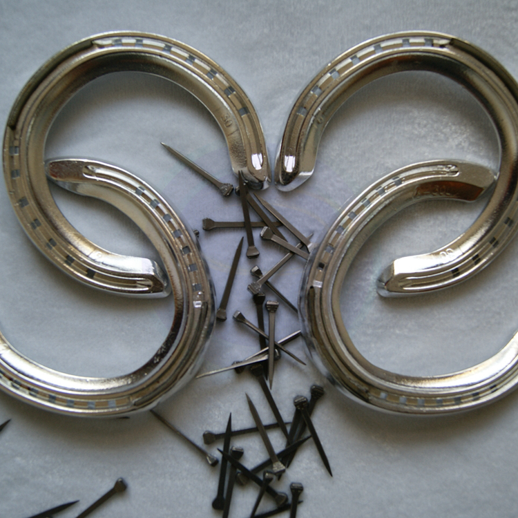 wholesale aluminum alloy racing horseshoes for horses available in multiple sizes high quality factory direct supply