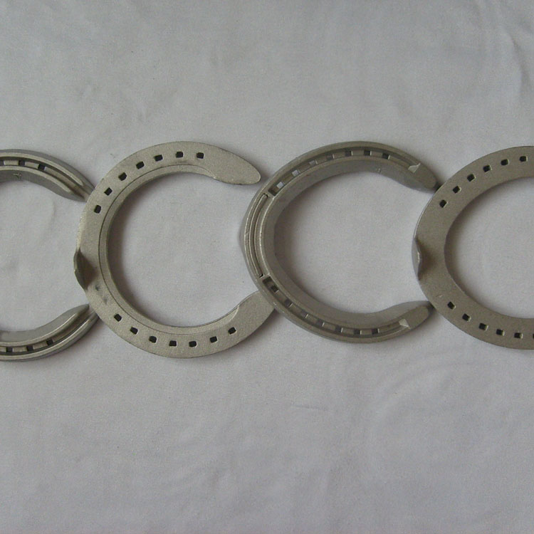 Factory Direct Sales Forged Aluminum Alloy Horseshoes for Racing Available in Multiple Sizes OEM Accepted