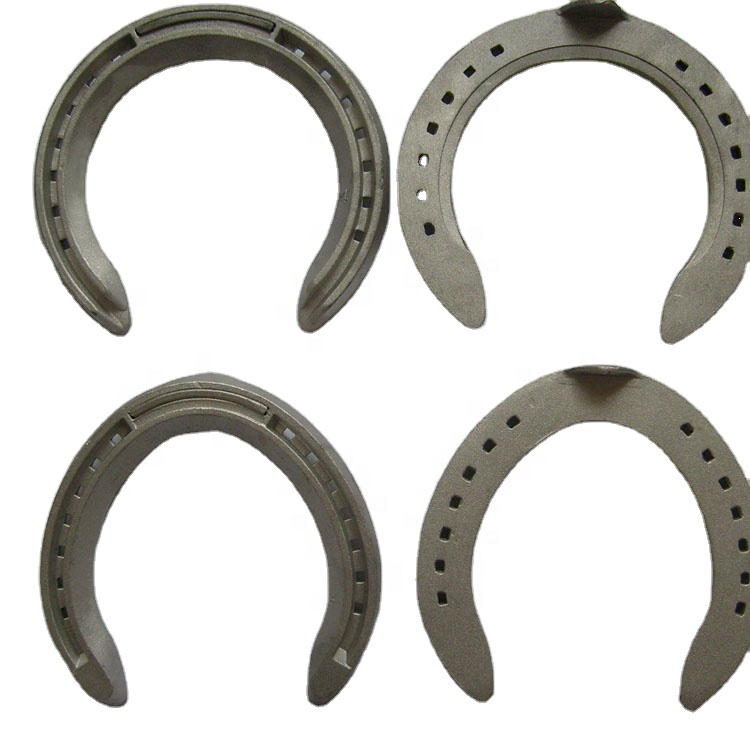 Factory Direct Supply Forged Aluminum Alloy Hoof Horseshoes Lightweight Racing Horseshoes Available in Multiple Sizes
