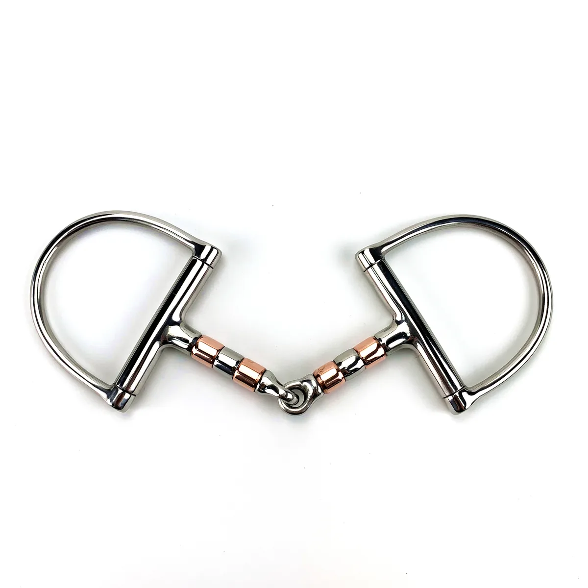 Copper Stainless Steel Roller Racing Dee Horse Bit — product image 2