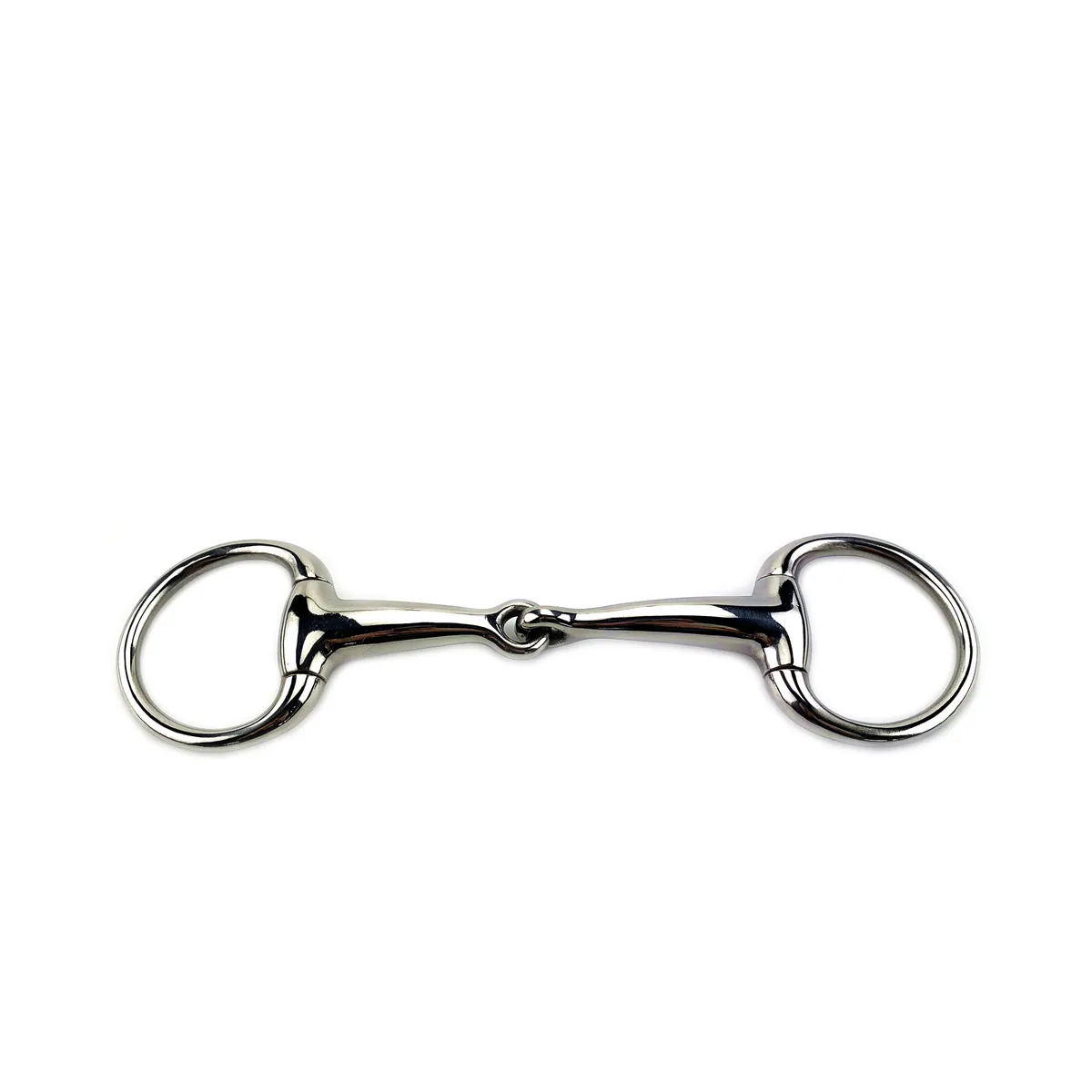 Wholesale Stainless Steel Eggbutt Horse Bit with Solid Jointed Mouthpiece — product image 2