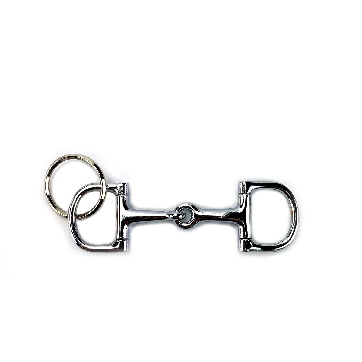 Chrome-Plated Metal Horse Tack Key Ring for Equestrian Gifts and Souvenirs — product image 1