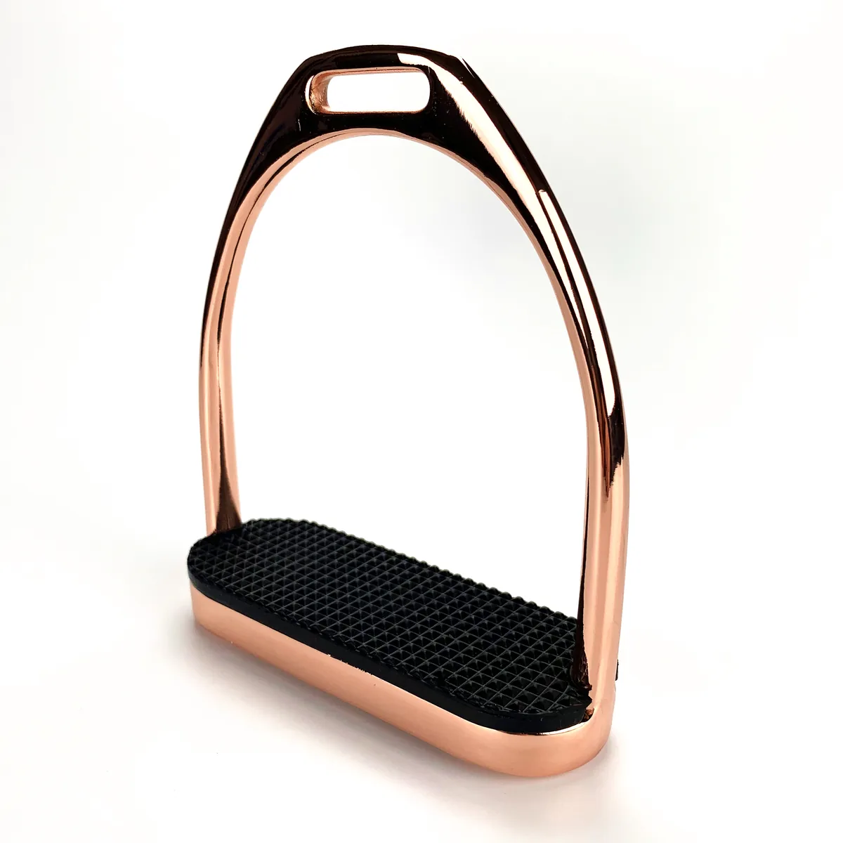 Stainless Steel Western Horse Riding Stirrups with Gold, Black or Rainbow Tread — product image 2