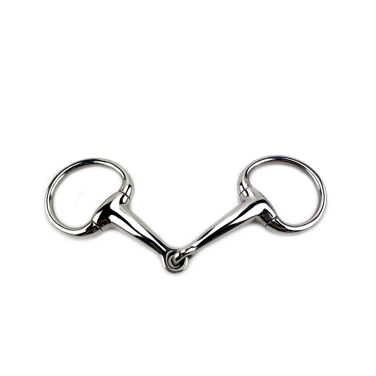 Wholesale Stainless Steel Eggbutt Horse Bit with Solid Jointed Mouthpiece — product image 3
