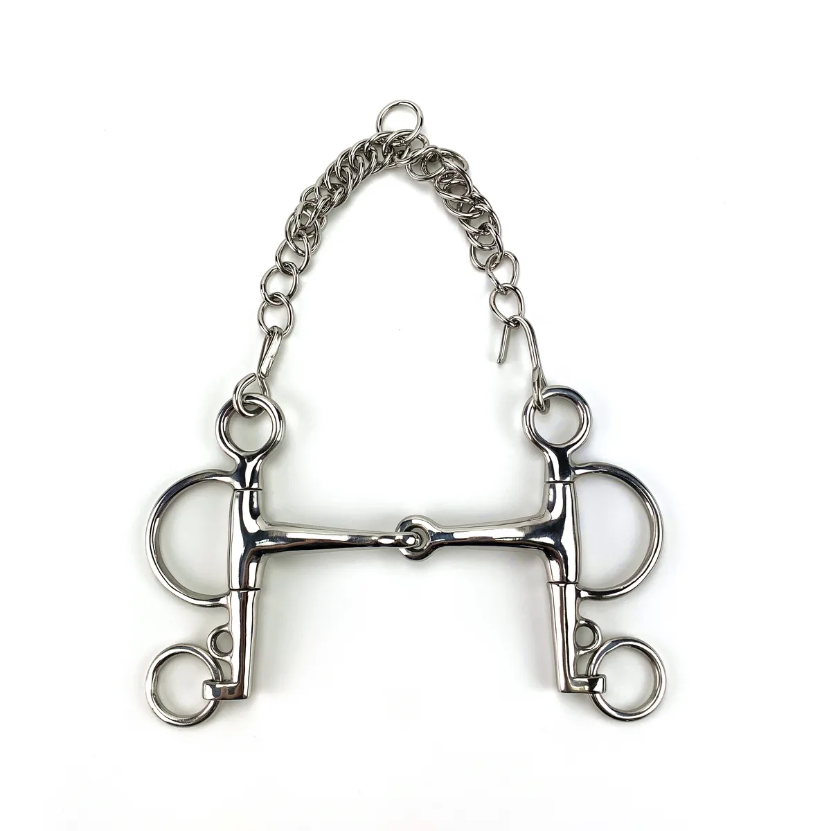 Stainless Steel Pelham Horse Riding Bit for Equestrian Tack — product image 2