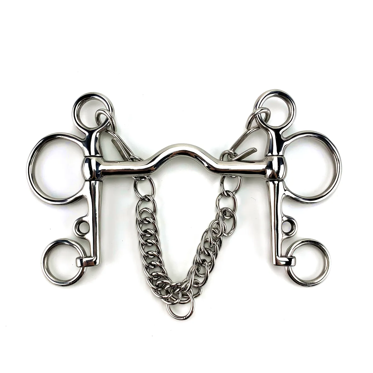 Stainless Steel Pelham Leverage Horse Bit for Equestrian Tack and Training — product image 1