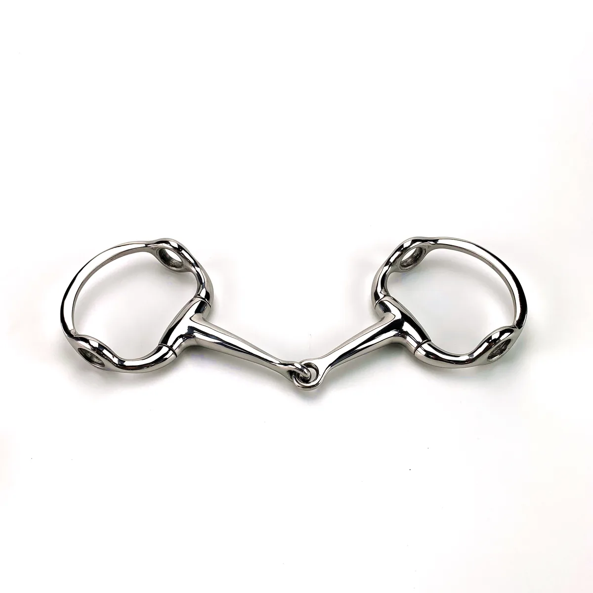 Wholesale Equestrian Stainless Steel Cheltenham Gag Horse Bit with Eggbutt Rings — product image 3