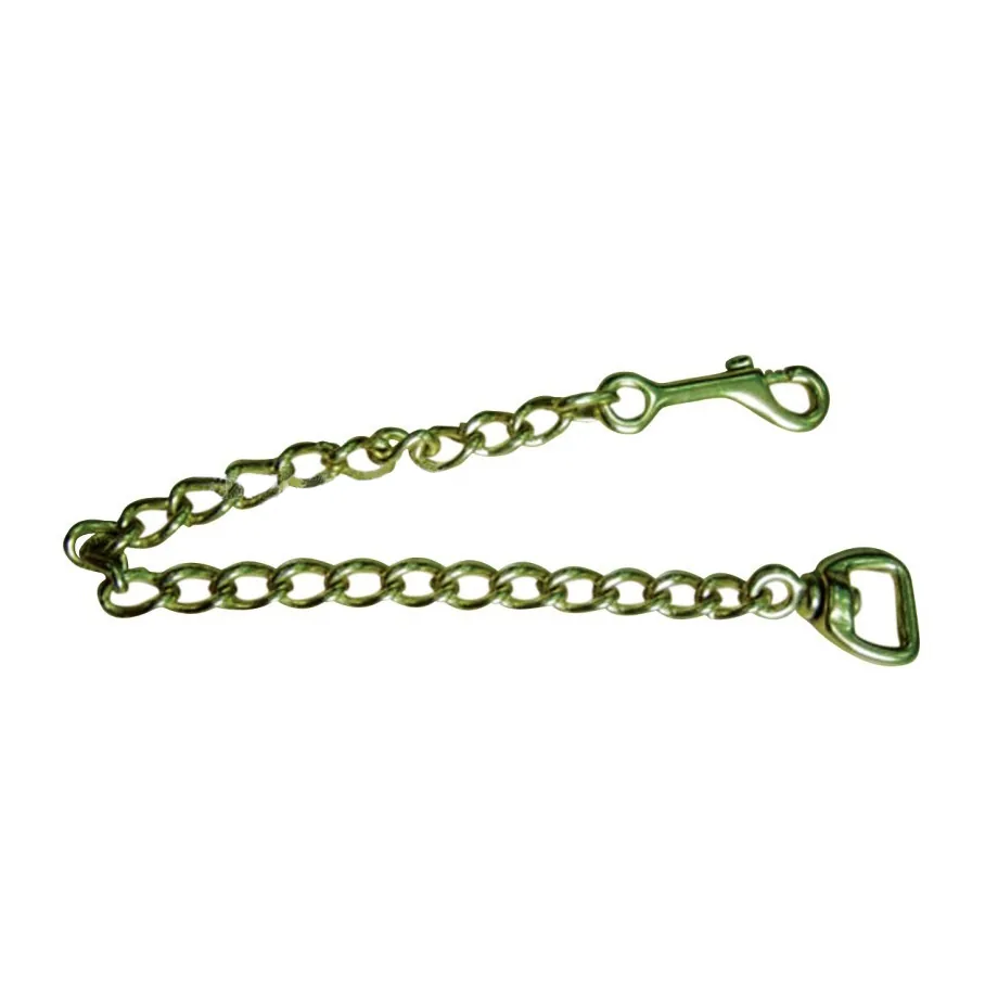 Brass-Plated Horse Lead Chain for Equestrian Handling