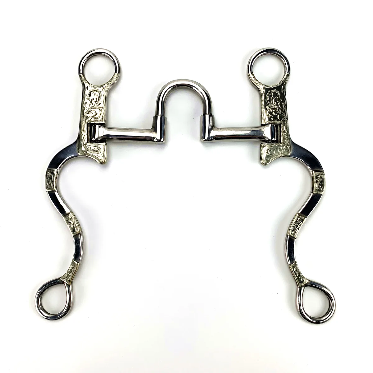Stainless Steel Western Horse Bit with Copper Mouth for Training and Riding — product image 1