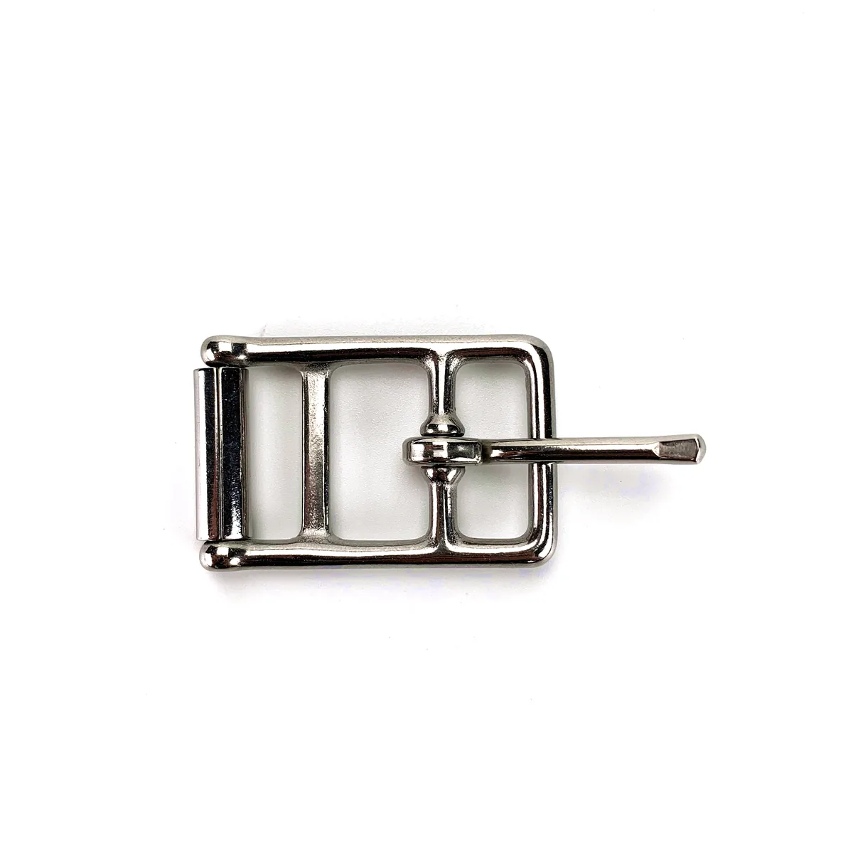 Gegossene Edelstahl-Sattelgurtschnallen mit Rolle in 25mm und 27mm