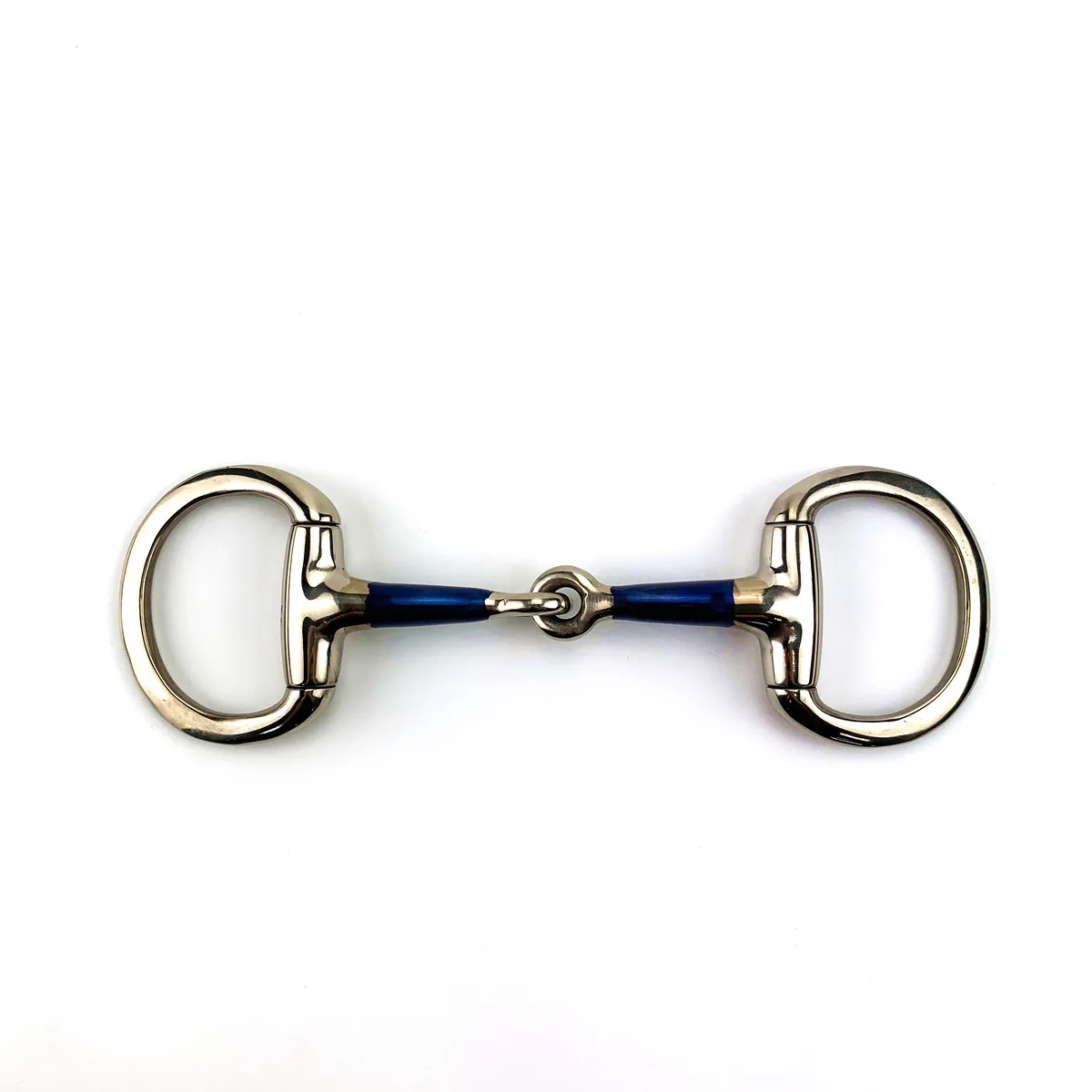 Blue Steel Sweet Iron Eggbutt Horse Bits — product image 1