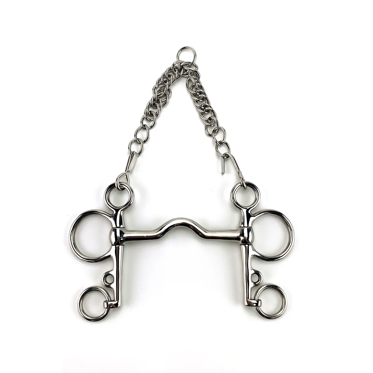 Stainless Steel Pelham Leverage Horse Bit for Equestrian Tack and Training — product image 2