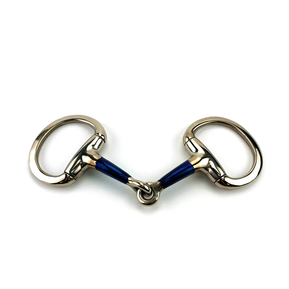 Blue Steel Sweet Iron Eggbutt Horse Bits — product image 3