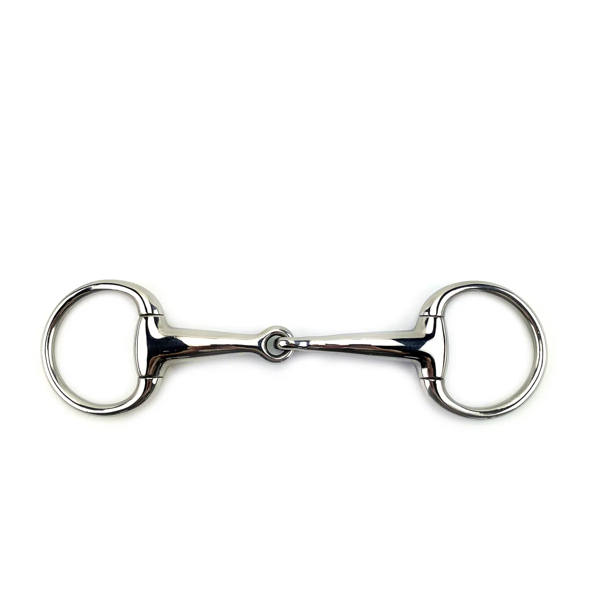 Wholesale Stainless Steel Eggbutt Horse Bit with Solid Jointed Mouthpiece — product image 1