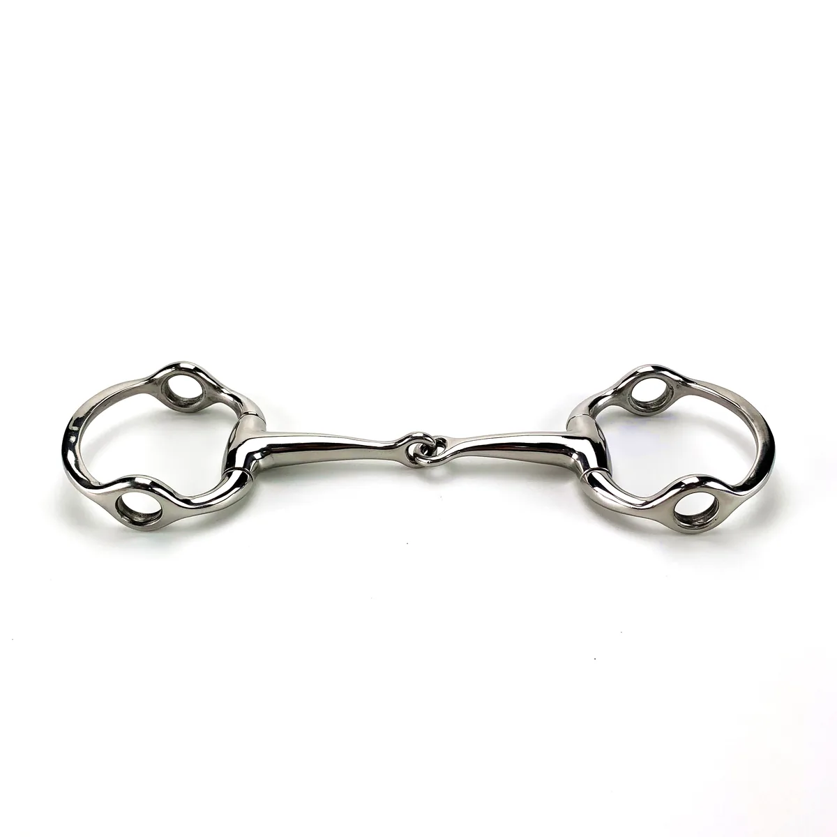 Wholesale Equestrian Stainless Steel Cheltenham Gag Horse Bit with Eggbutt Rings — product image 2