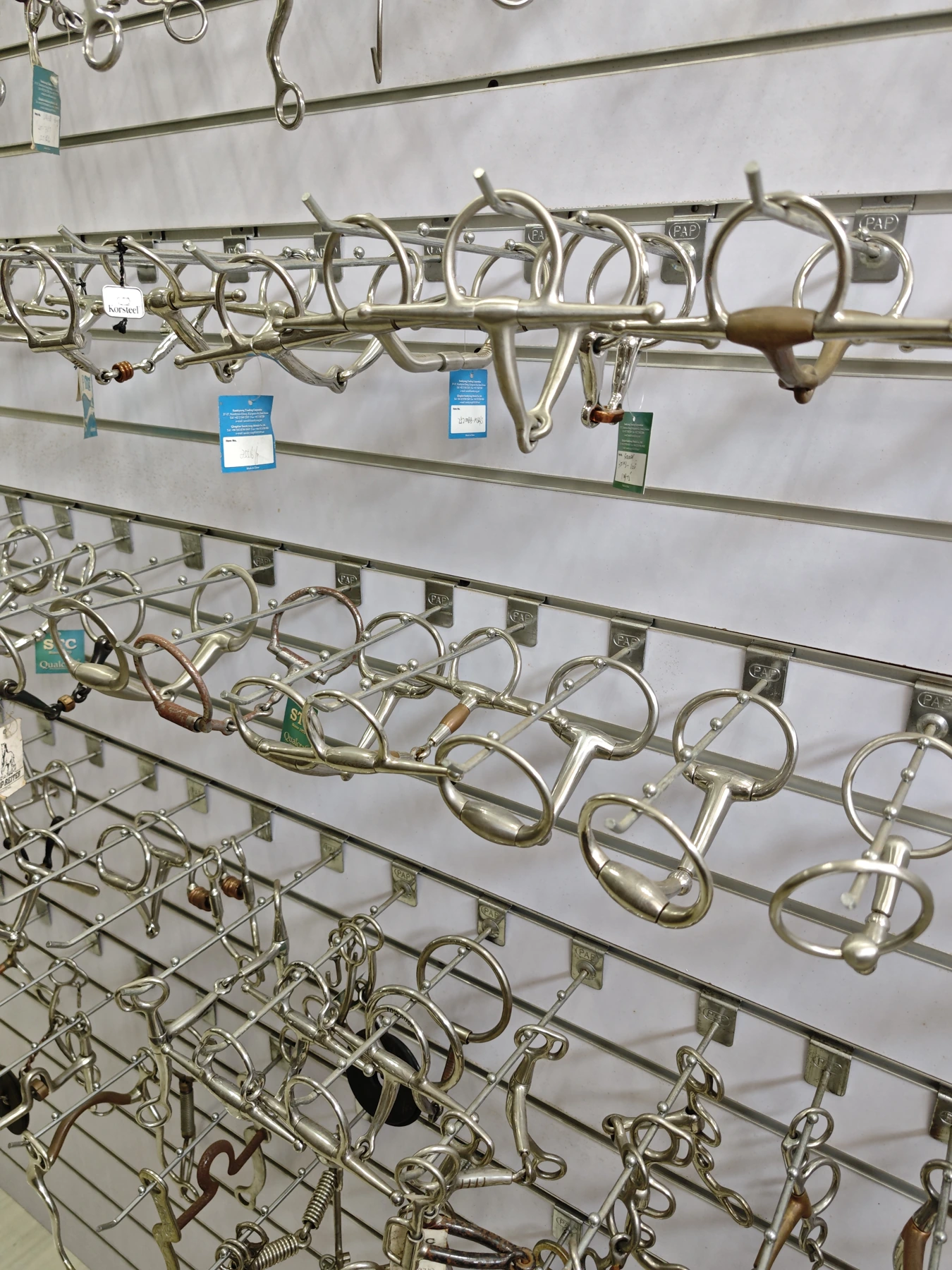 A closer display view for comparing individual bit configurations.